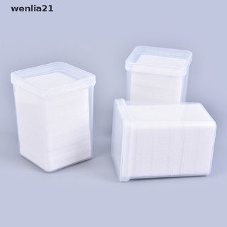 [wenlia21] น้ํายาล้างเล็บ ผ้าฝ้าย แบบนิ่ม 200 ชิ้น ต่อกล่อง