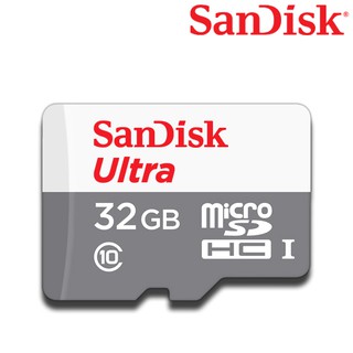 ราคาSandisk microSDHC Ultra Class10 32GB อ่าน 100MB/s (SDSQUNR-032G-GN3MN) เมมโมรี่ การ์ด แซนดิส ใส่ กล้องวงจรปิด ติดรถยนต์