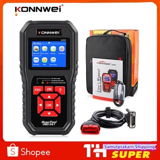 KONNWEI KW850 OBD2 รถ เครื่องสแกนเนอร์วินิจฉัย เครื่องมือ ตรวจสอบอัตโนมัติ เครื่องสแกนเนอร์รถยนต์