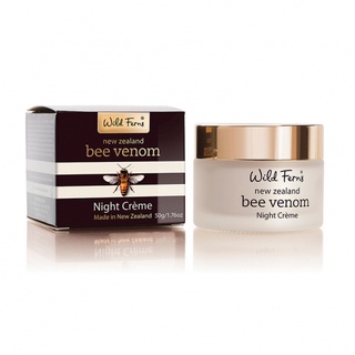 WILD FERNS (ไวล์ดเฟิร์นส) BEE VENOM NIGHT CREME WITH MANUKA HONEY 80+ ครีมทากลางคืนบีวีนอม (พิษผึ้ง)