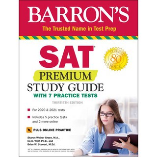 DKTODAY หนังสือ BARRONS SAT PREMIUM STUDY GUIDE WITH 7 PRACTICE TESTS(30ED)