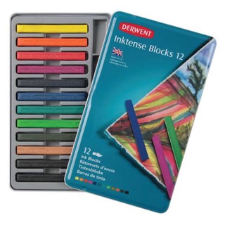 Derwent inktense blocks 12 แท่งสี inktense