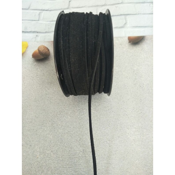 3มล เชือกฟองน้ําสีดํา/สายคล้องแมส/สร้อยคอ/สร้อยข้อมือ/โบรช @10mtr. (TL 67)