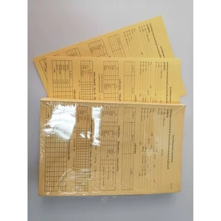 บัตรบันทึกสุขภาพประจำตัวนักเรียน (ส.ศ.3) บัตรสุขภาพ สศ.3 (แบบ 50 แผ่น และ 100 แผ่น)