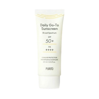 ❤️PURITO Comfy Water Sun Block / Daily Go-To Sunscreen SPF50+ PA++++. 60ml กันแดดพูริโต เพียวริโต