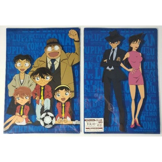 แฟ้มอนิเมะ A4 LUPIN THE 3rd VS DETECTIVE CONAN THE MOVIE(set2แผ่น)แบ่งขาย