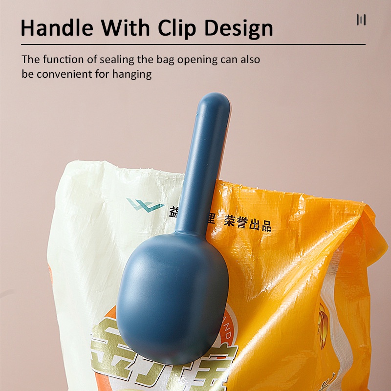 Rice Measuring Scoop With Sealing Clip / Long Handle Coarse Grains ...