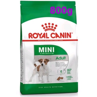 ROYAL CANIN MINI Adult 800g อาหารเม็ดสุนัขพันธ์เล็ก สำหรับสุนัขโตพันธุ์เล็ก อายุ 10เดือน - 1 ปี