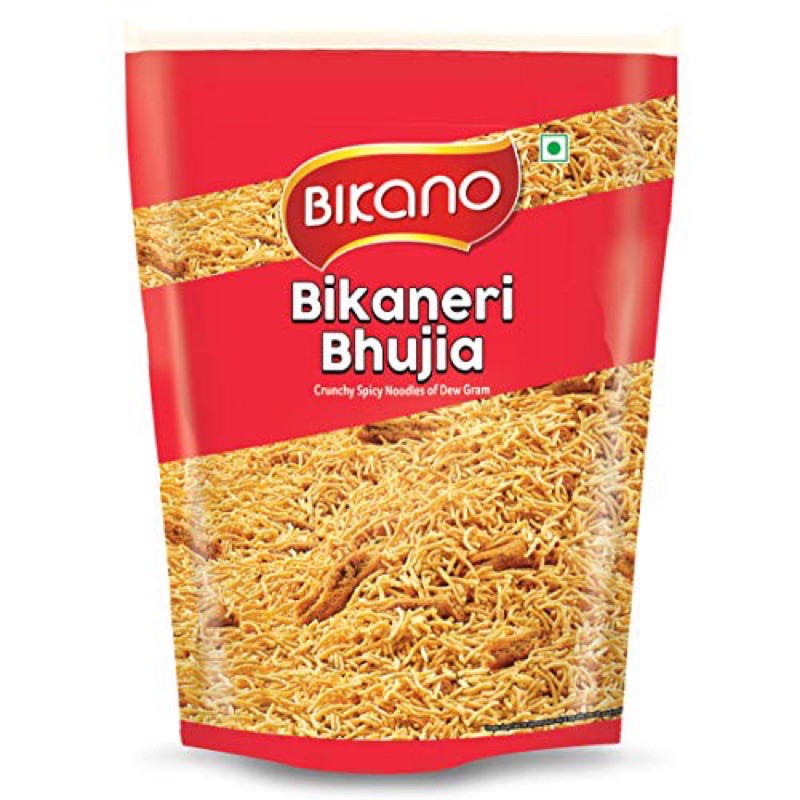 Haldiram's Bhujia ขนมทานเล่นอินเดีย บูจีอา