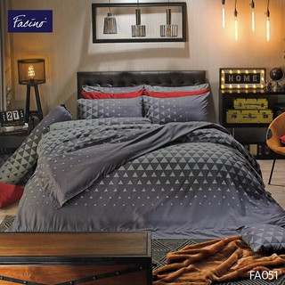 [New]Facino ชุดผ้าปูที่นอน 6 ฟุต 5 ฟุต 5 ชิ้น + ผ้านวมขนาด 100"X90" New collection