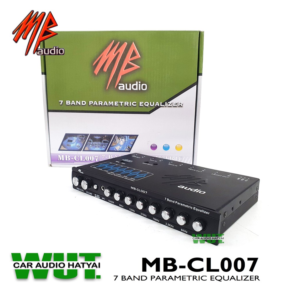 MB audio ปรีแอมป์ /PRE AMP ปรีแอมป์7แบนด์ 7Band (ซับรวม) เครื่องเสียงรถ ปรีแอมป์รถยนต์ MB audio รุ่น MB-CL007