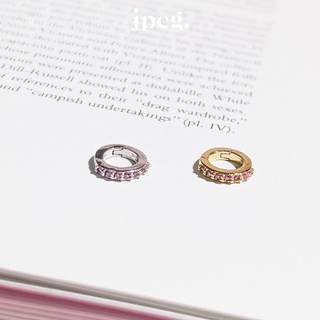 fuchsia pink - diamond clip (brass) คลิปใส่ชาร์ม