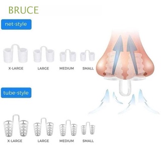 Bruce คลิปหนีบจมูก ซิลิโคนเจลนิ่ม ป้องกันการนอนกรน หายใจสะดวก หลากสี สําหรับช่วยในการนอนหลับ