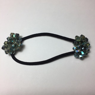 Swarovski crystal hair ties