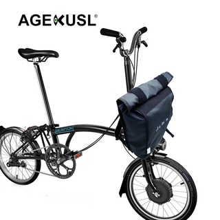 Agekusl กระเป๋าเป้สะพายหลัง กันน้ํา สําหรับจักรยานพับได้ Brompton 3SIXTY Pikes