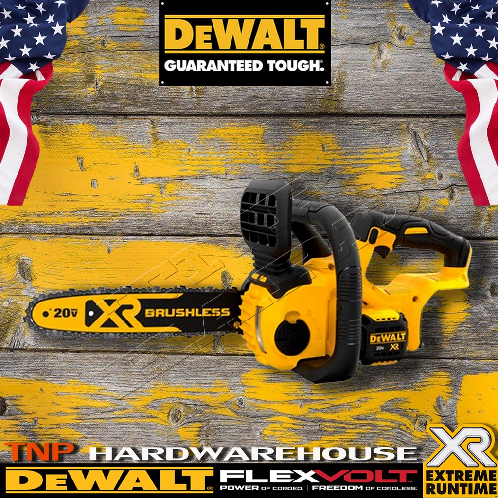 DEWALT DCMCS565N เลื่อยโซ่18-20V บาร์10นิ้ว