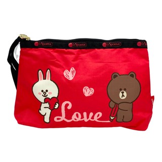 กระเป๋าเครื่องสำอาง มีซิบ Line Friends x LeSportsac Co-Branded Cosmetic Bag/ Pouch