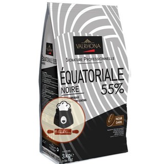 (Val 55% 500g) เวโรนา พรีเมี่ยม ช็อคโกแลต / Valrhona EQUATORIALE 55% / 500g