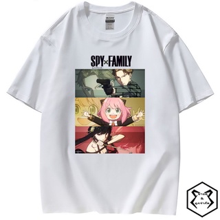 Spy X Family Spy บ้านเล่นอะนิเมะเสื้อยืดพิมพ์การ์ตูนคอกลมแขนสั้นเสื้อหลวมขนาดใหญ่เสื้อนักเรียน