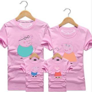 เสื้อยืดพิมพ์ลาย Peppa Pig สำหรับเด็ก