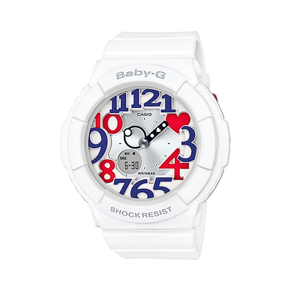 นาฬิกา Casio Baby-G White Tricolor series รุ่น BGA-130TR-7B ของแท้ รับประกัน1ปี