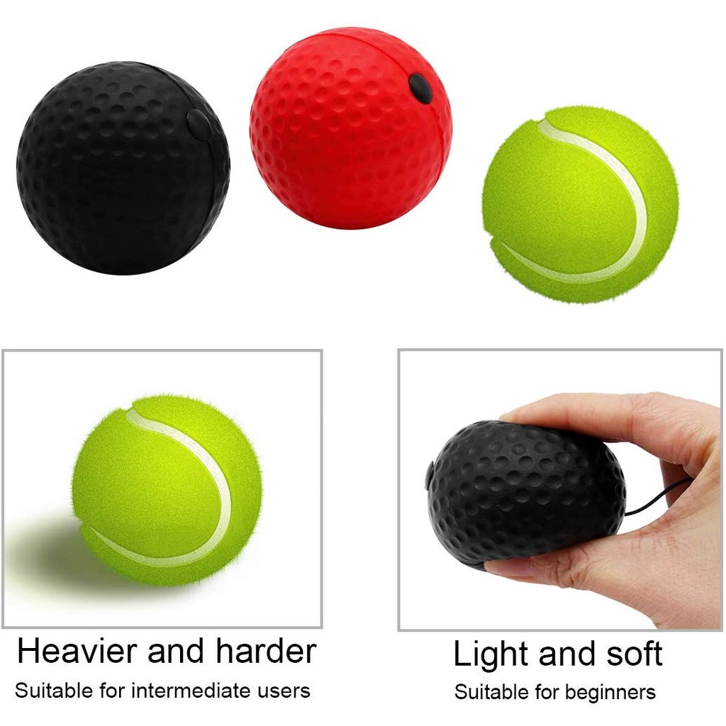 Boxing Fight Ball On String Reflex Fitness Punching หัว วง ชุด ปรับปรุง ...