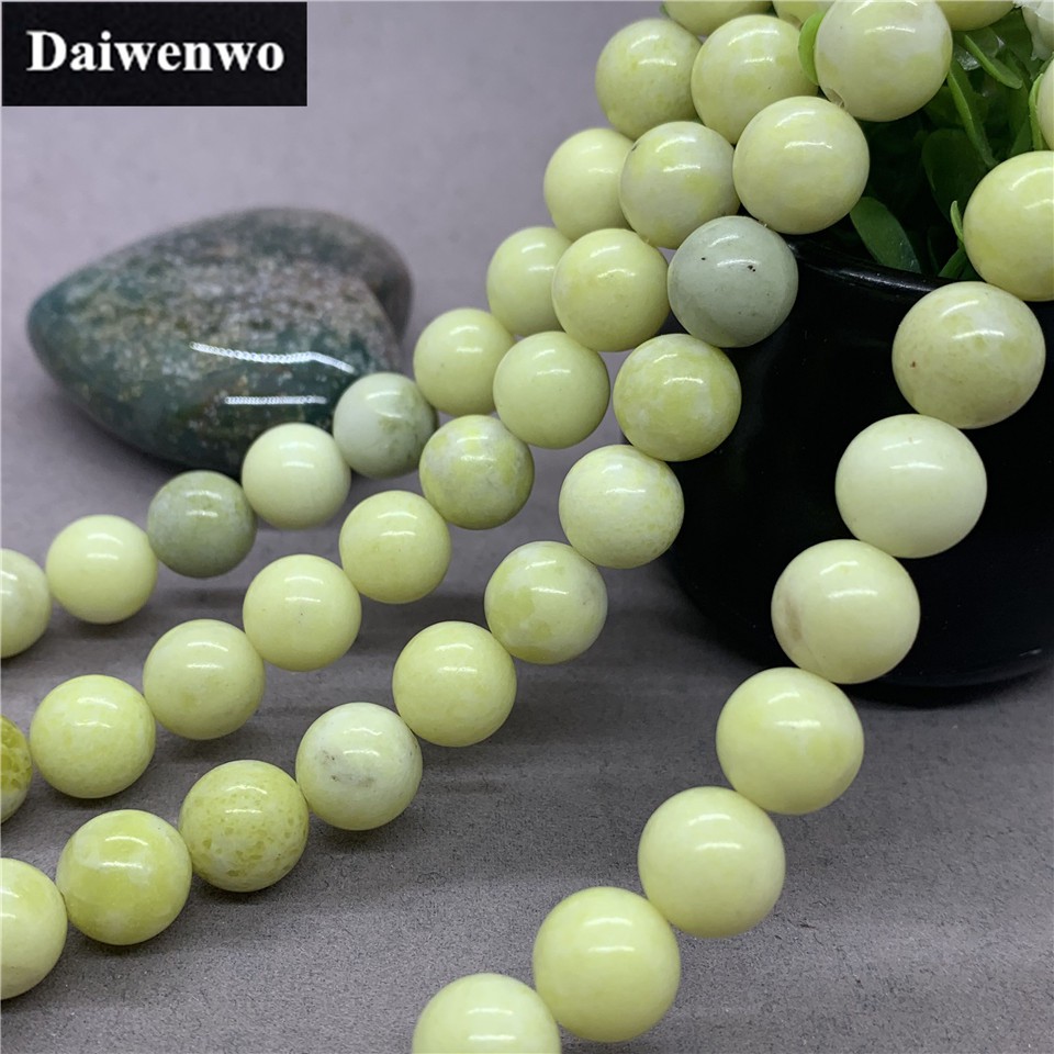 Permittivity Beads Permittivity Beads Stone รอบ 4-12 มม. พลอยหลวม Spacer DIY