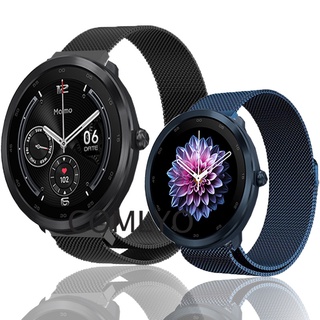 Maimo นาฬิกาข้อมือ Smartwatch R GPS สายสแตนเลส สําหรับผู้ชาย ผู้หญิง
