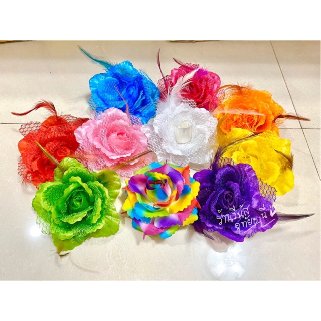 [พร้อมส่งทันที] กิ๊ฟดอกไม้คริสตัล ดอกไม้ติดผม เครื่องประดับผมเจ้าสาว ชุดไทย ชุดประกวด
