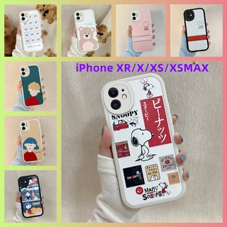 เคส Iphone XR iP X iP XS iPhone XSMAX เคสโทรศัพท์แบบนุ่มกันกระแทกอะนิเมะ KLQ