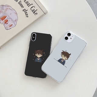 cartoon Conan เคสไอโฟน 12 pro max iPhone 13 12 11 pro 14 plus case 7 8 Plus 8พลัส Se2020 เคส X Xr Xs Max phone cover