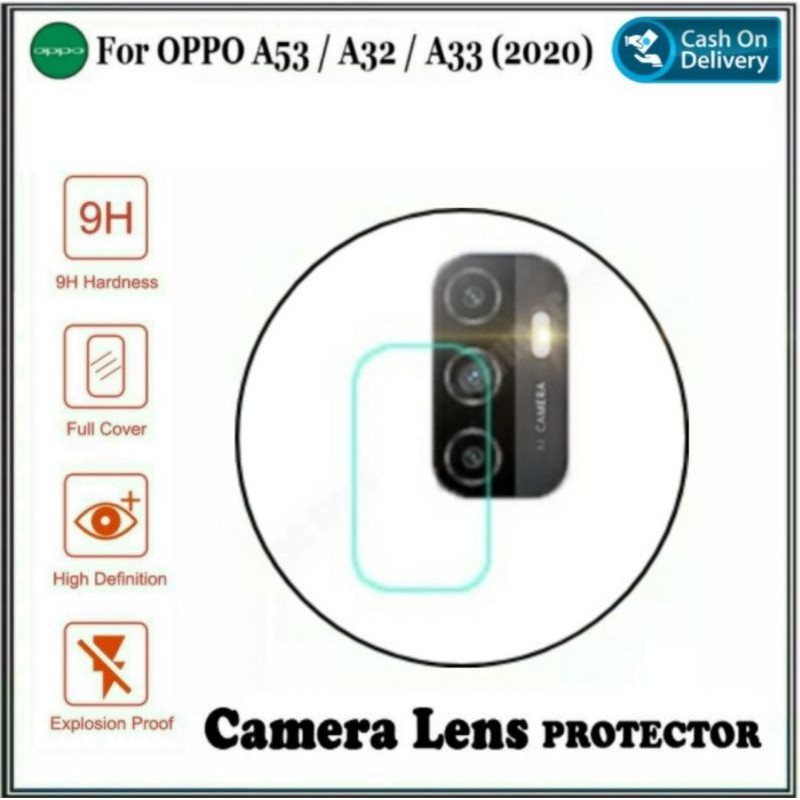 Mondi Store กล้องกระจกนิรภัย Oppo A32 กล้องกันรอย