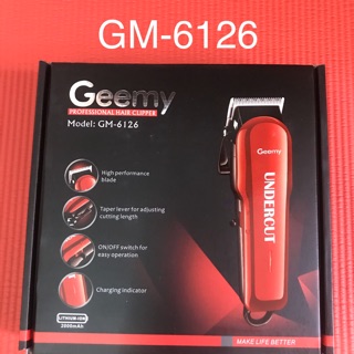 ปัตตาเลี่ยนไร้สาย Geemy GM-6126(ลับคมพร้อมใช้)