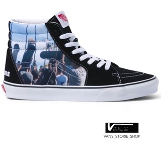 VANS SK8 HI MOCA FRANCES STARK BLACK SNEAKERS สินค้ามีประกันแท้