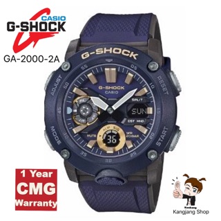 Casio G-Shock รุ่น GA-2000-2ADR นาฬิกาข้อมือแบรนด์แท้ 💯% สายคาบอน ประกันศูนย์ CMG