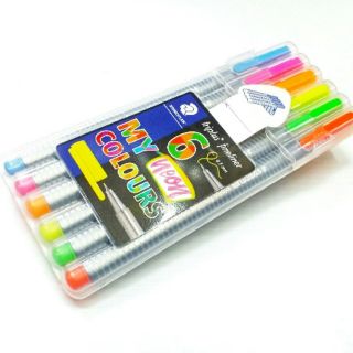 ปากกาสีหัวเข็ม 0.3 มม. Staedtler รุ่นไตรพลัส 6 สี