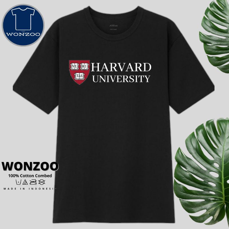 เสื้อยืด HARVARD UNIVERSITY - HARVARD UNIVERSITY TSHIRT PREMIUM QUALITY