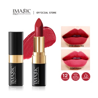 Imagic Kissproof ลิปสติก เนื้อแมตต์ ติดทนนาน 12 สี