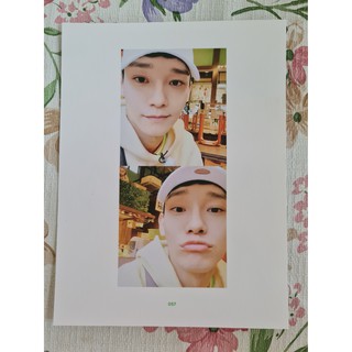 [แท้/แบ่งขาย/4 หน้า 100] หน้าโฟโต้บุ๊ค เฉิน Chen CBX Selfie Book Photo Book EXO