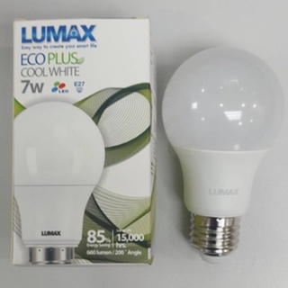 หลอด LED LUMAX  ECO PLUS 7 W E27 COOLWHITE 4000K (แสงนวล)