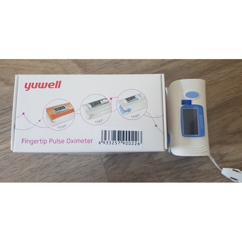 Yuwell เครื่องวัดออกซิเจนปลายนิ้ว / Fingertip Pulse Oximeter รุ่น YX302 (รับประกันในไทย)