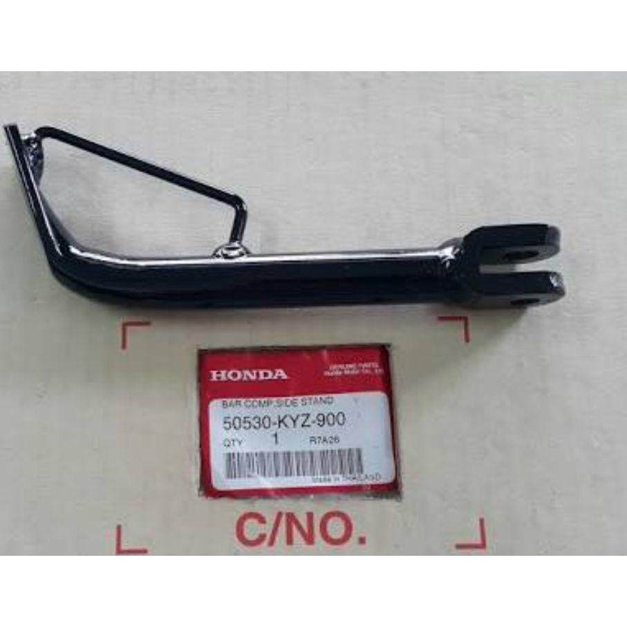 50530-KYZ-900/95014-72102ขาตั้งข้างแท้ พร้อมสปริง เวฟ125ไอ ปลาวาฬ 1ชิ้น อะไหล่แท้ศูนย์HONDA