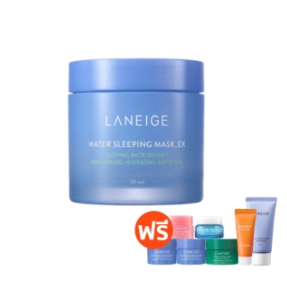 LANEIGE Water Sleeping Mask_EX 70 ml. (โปรของแถมเฉพาะวันที่ 5-6 พ.ค. 65) ลาเนจ วอทเตอร์ สลิปปิ้ง มาส์ก อีเอ็กซ์ ลาเนจสลีปปิ้งมาสก์ มาสก์หน้าเพื่อผิวฉ่ำน้ำ