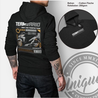 ถูกสุดๆเสื้อกันหนาว มีฮู้ด รุ่นพรีเมี่ยม TEAM VARIO | เสื้อกันหนาว มีฮู้ด แบบกําหนดเอง | เสื้อฮู้ดรถยนต์ | Jemper ยานยนต