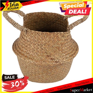 กระถางทรงตะกร้า SPRING ไซส์ S สี NATURAL WOOD กระถางต้นไม้และอุปกรณ์ WOVEN PLANTER SPRING S NATURAL WOOD อุปกรณ์ตกแต่งสว