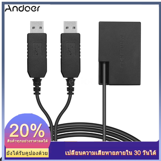 อุปกรณ์เสริมกล้อง Andoer Dual Usb Power Adpater Dc Coupler Canon 77 D 200 D 750 D 750 D 80 By Elliot