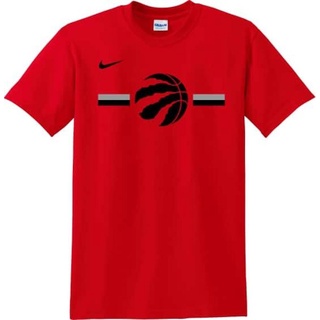 เสื้อยืดสีขาวGILDAN BRAND NBA TORONTO RAPTORS LOGO SHIRT