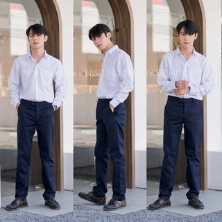 เสื้ อนัก ศึกษา ชาย เสื้อนักศึกษาแขนยาวชาย รอบอก : 36 - 56 [ขาวนวล,ขาวสว่าง]
