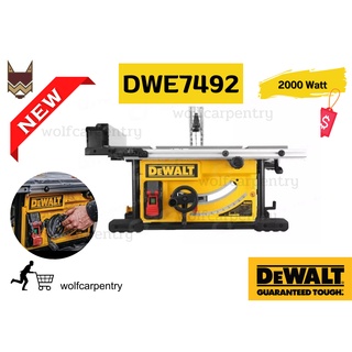 โต๊ะเลื่อยวงเดือน DEWALT 10 นิ้ว รุ่น DWE7492  (2,000 ว้ตต์)