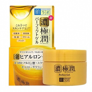 เจลบำรุงผิวหน้า Hada Labo Koi Gokujyun Prefect Gel 100g กระปุกสีทองสูตรใหม่ 3 in 1 Essence, Moisturizer และ Sleeping Mas